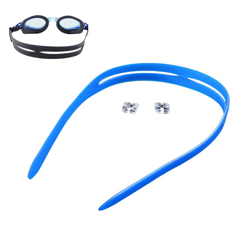 1 Set Universal Strap High Strap Goggles High Elastic Snorkeling Replacement Diving Goggles Silicone Strap Wear