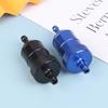 Universal 8mm 5/16'' Motorcycle Fuel Filter Car Oil Inline For Motorcycle Scooters Chrome Aluminum Fuel Filters 7 Color