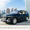1/24 BMW X7 Model Car, Zinc Alloy Die-cast Toy Vehicles, Pull Back Toy Car with Sound and Light for Kids Gift and Boys Collectible