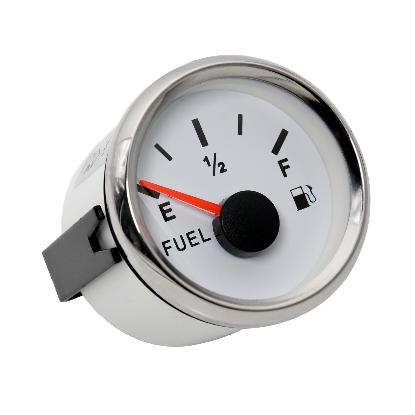 52MM Fuel Level Gauge For  0-90 ohm Fuel Level Sensor 100MM 125MM 150MM 200MM Oil Liquid Tank Fuel Level Indicator Customized Gauge WS
