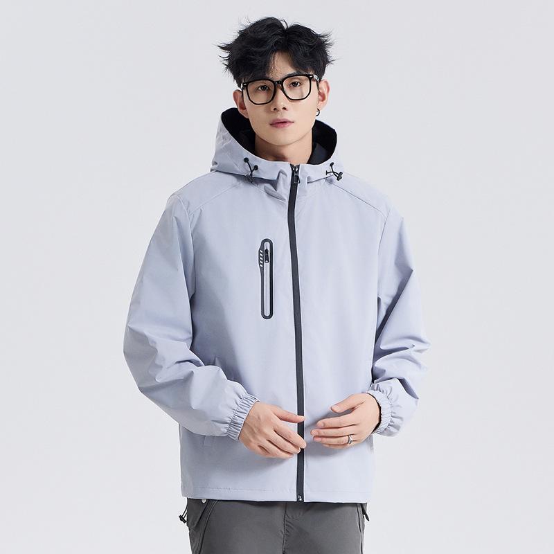 Jacket Jacket New Loose Couple Waterproof Jacket Men's Hooded