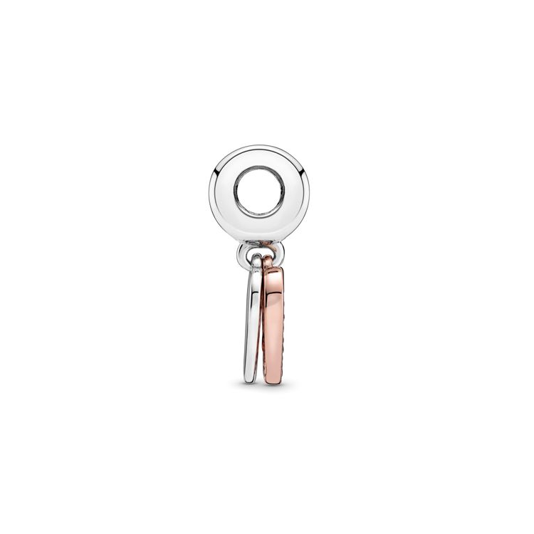 Pandora Rose Gold Plated Heart Pendant Women Jewelry Silver 788693C01