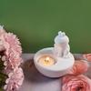 Animal Candlesticks Silicone Mould Cute Frog Candle Holder Concrete Resins Molds