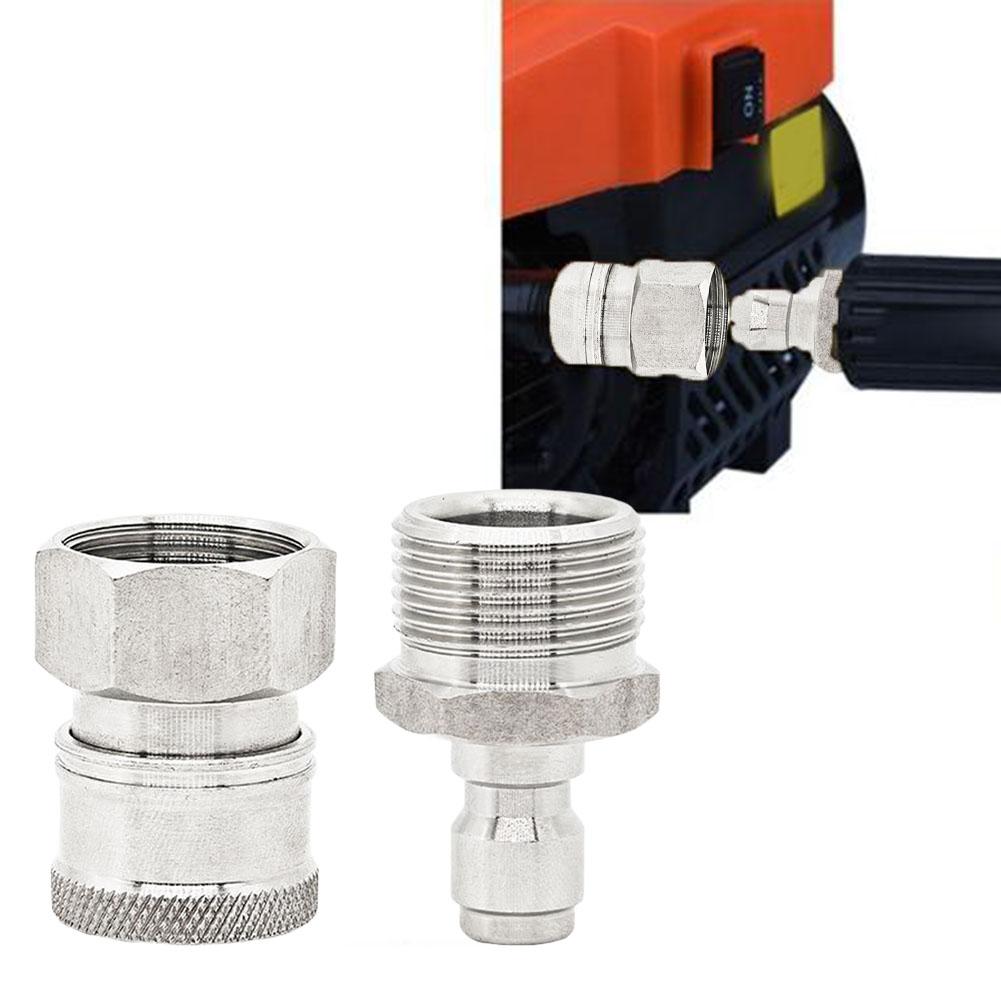 Pressure Washer Quick Connector Stainless Steel Connector Easy Setup