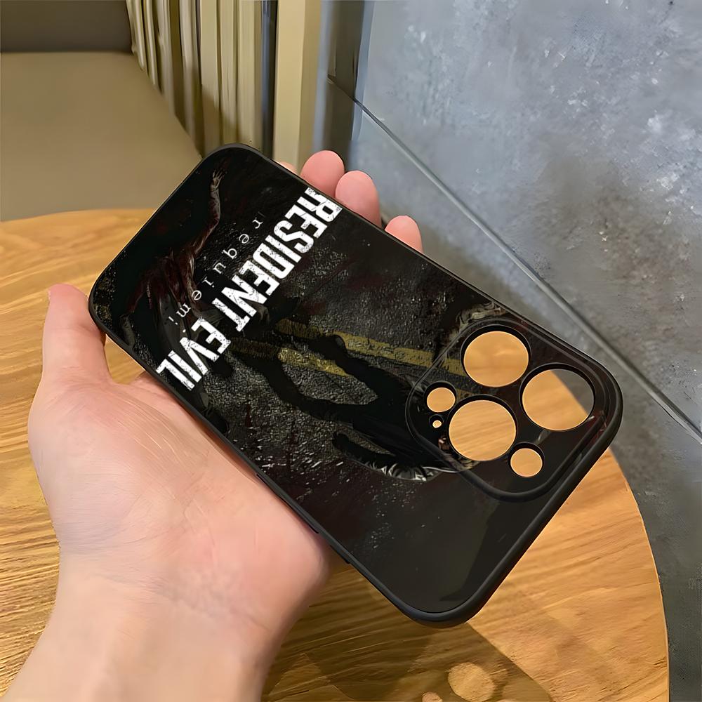 Resident Evil Game Phone Case For IPhone 17 Pro Max 15 Pro 16 14 Plus 12 13 Mini 11 Pro Shockproof Soft Cover
