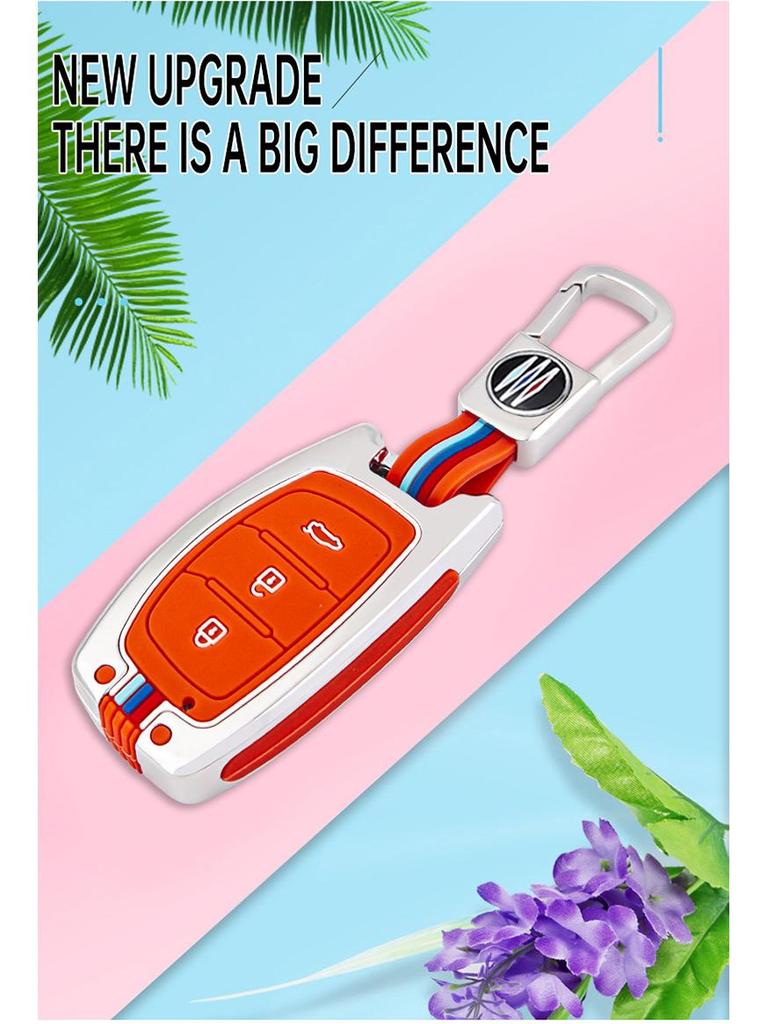 Premium Key Cover for Beijing Hyundai ix35, Lingdong, Mingtu, Langdong, Yuedong, Rena, and Festa