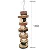 Haustier Papagei Hamster Holz Hängende Schnüre Zähneknirschen Kauen Backenzahn Spielzeug Käfig Deko