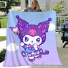 1pc. Cute Cartoon Cat Print Blanket - Perfect for Home, Office, Outdoor Use, Gift Idea, Suitable for Al