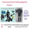 Scuba Diving Oxygen Tank & Emergency Gear
