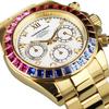 VALENTINO DOMANI Watch Chronograph Zirconia Gold GOLD VD006MUW Men's