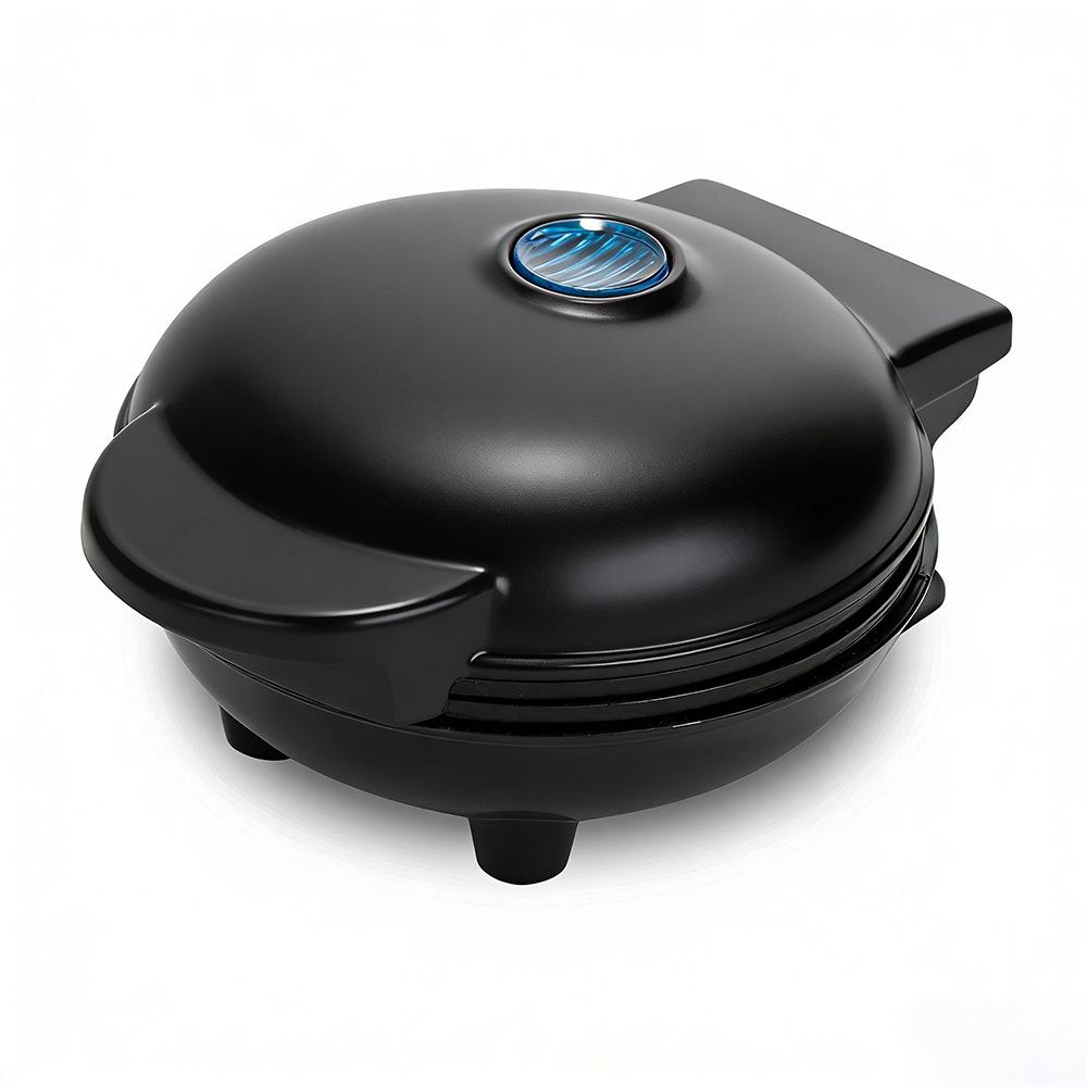 

Dual Voltage Mini Waffle Maker for American Waffle & Sandwich Breakfasts Pumpkin Plate чорний