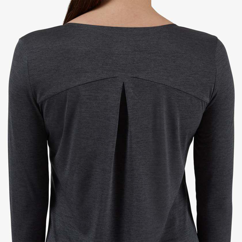 On Performance Lg Sleeve T-Shirt Women Tops Black 213.00241