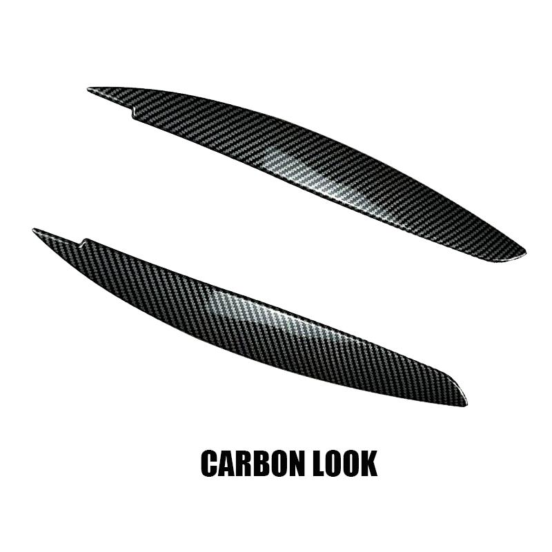 For BMW Accessories 1 Series E81 E82 E87 E88 2008-2013 Car Headlight Lamp Eyebrows Eyelids Cover Trim Parts