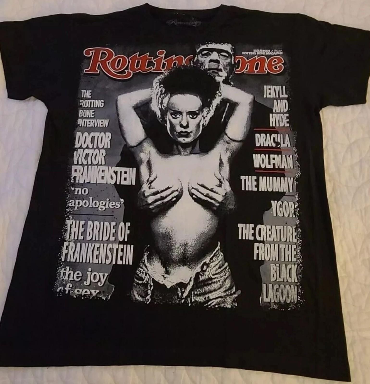 The Bride of Frankenstein graphic short sleeve classic shirt Men Women S-5XL XXXXL