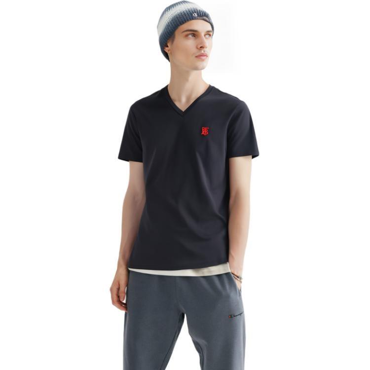 Burberry Monogram Motif V Neck T Shirt 80172561