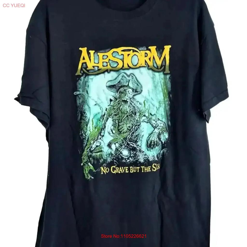 Alestorm No Grave But The Sea Band Tour For Fan S To 5xl T Shirt Ma787 Vintage Homme Streetwear Breathable Soft Vintage