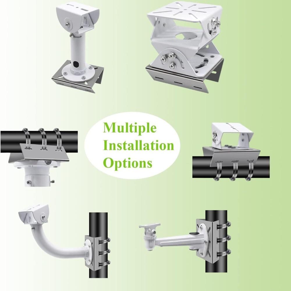 Flexible Positioning Vertical Mast Mount Brackets Wall Mounting Bracket Indoor Use