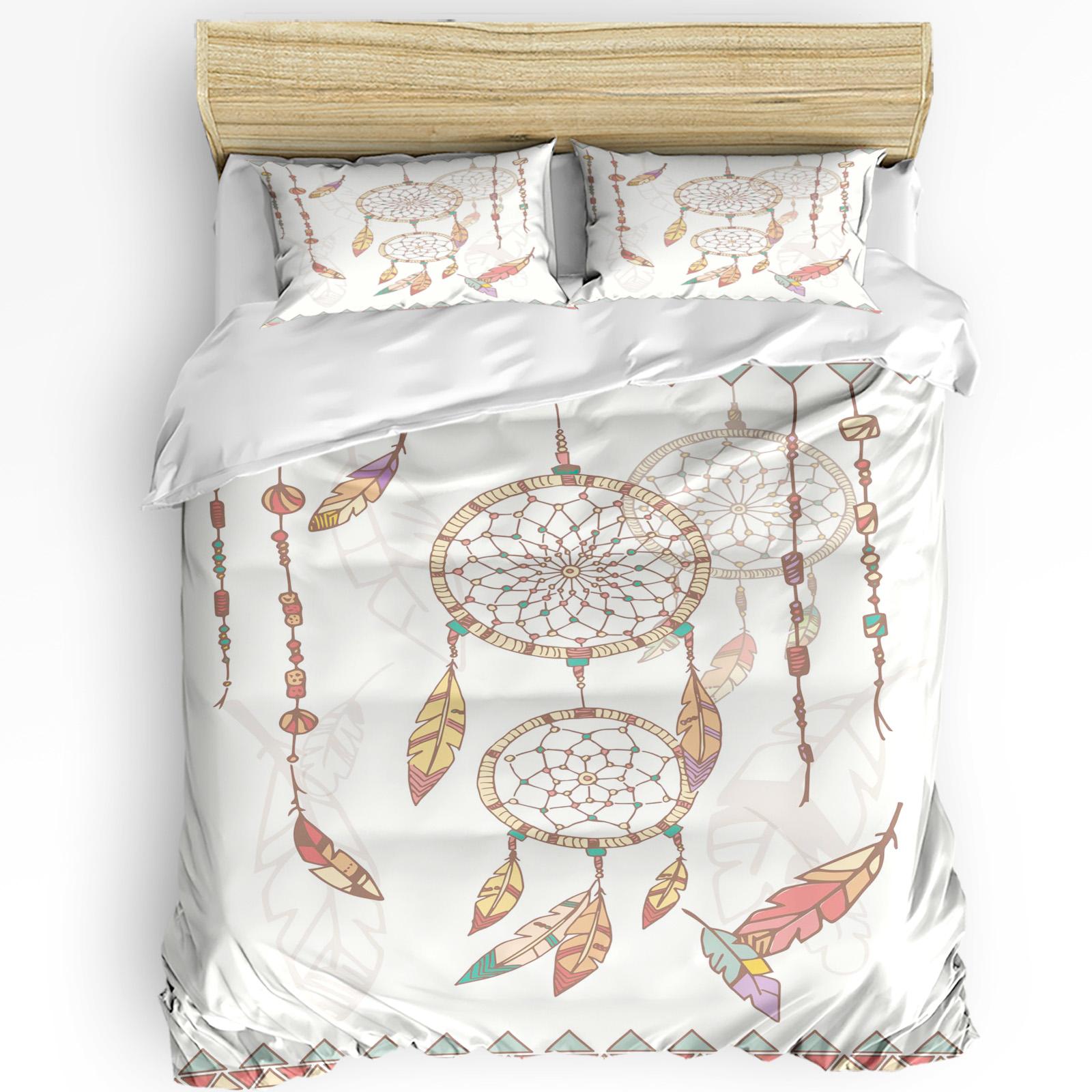 

Indian Animal Wolf Printed Comfort Duvet Cover Pillow Case Home Textile Quilt Cover Boy Kid Teen Girl Luxury 3pcs Bedding Set EU single(135x200cm)