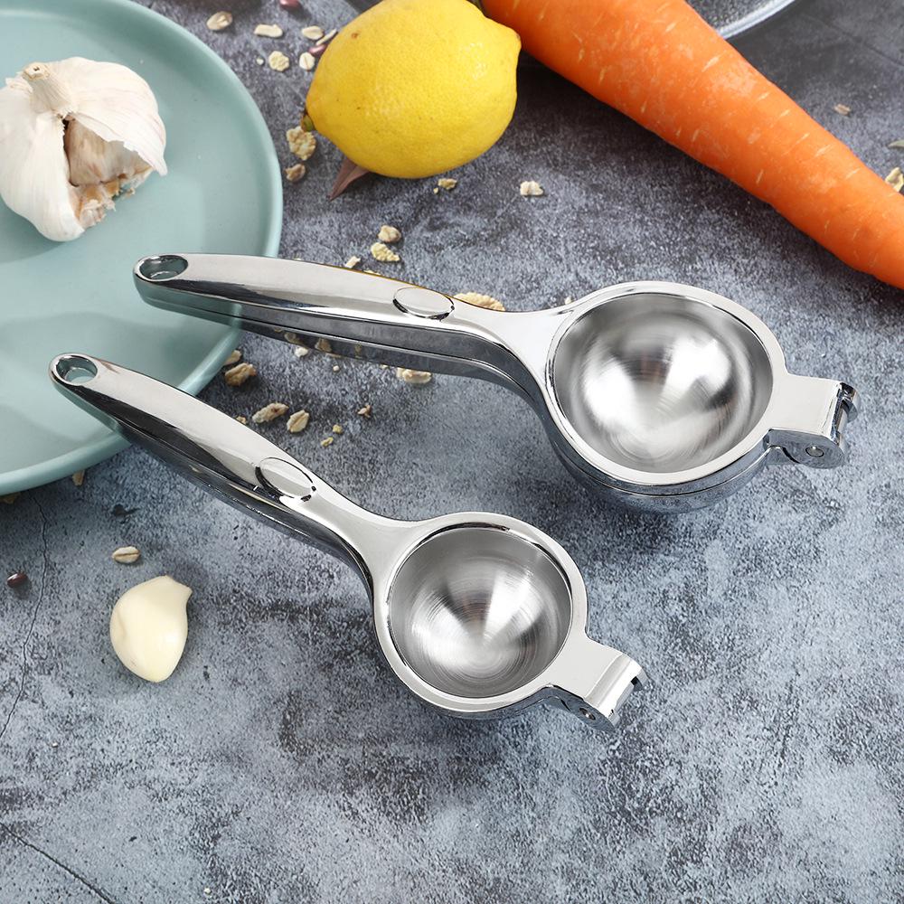 Stainless Steel Lemon and Orange Manual Juicer - Multi-functional Fruit Presser for Home Use