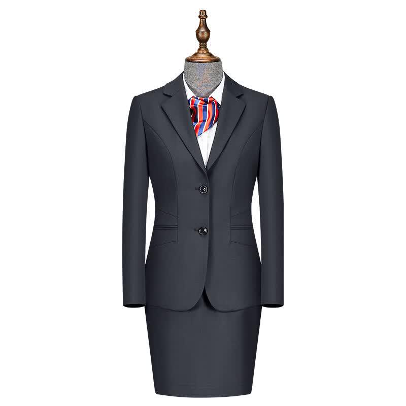 Buzhiyi Men's Slim-fit Business Suit Set