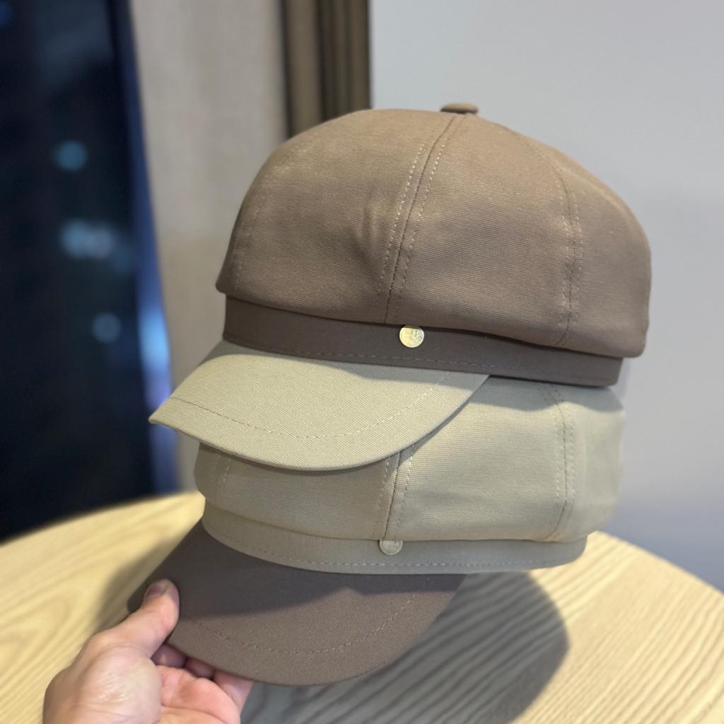 New Street Art Octagonal Hat Retro Versatile Newsboy Hat Three-dimensional Full Face Little Painter Hat