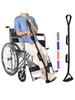 Assistência ao Treino de Pernas Cinto de Elevação de Pernas Multi Uso Tira de Elevação de Pernas de Nylon Resistente ao Desgaste Tira Elástica para Treino de Pernas Acessórios para Deficientes