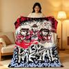 K-pop group B-Babymetal Throw High-Density Short Plush Blanket Soft Skin-Friendly for Sofa Nap Air-Conditioned Room