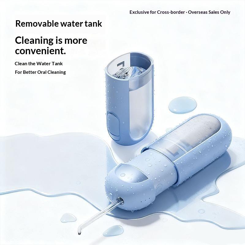Electric Portable Water Flosser for Braces Rechargeable 4 Cleaning Modes Oral Irrigator for Home Travel Use