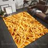 Multiple Sizes Close-up of Spaghetti Carpet for Living Room Bedroom Sofa Home Decor Rus Non-slip Floor Mat Luxury Gift