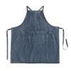 Denim Apron Cotton Korean Canvas Antifouling Home Cleaning Kitchen Cooking Work Clothes Barber Apron Leisure Gardening Baking