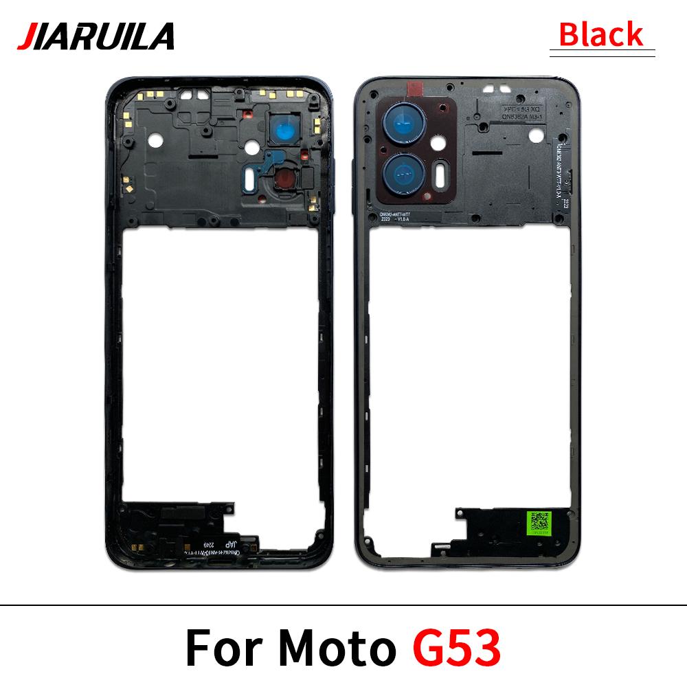 NEW Back Cover Middle Frame Holder Housing For Moto G04 G23 G34 G53 G54 G62 G72 G73 Middle Frame Repair and Replacement Parts