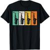 Saxophon Marschkapelle Sax Retro Vintage Jazz Musik T-Shirt(1)