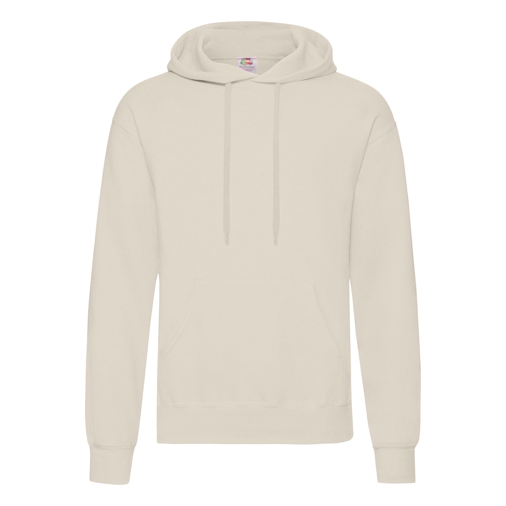 Fruit Of The Loom Mens Hooded Sweatshirt / Hoodie XL