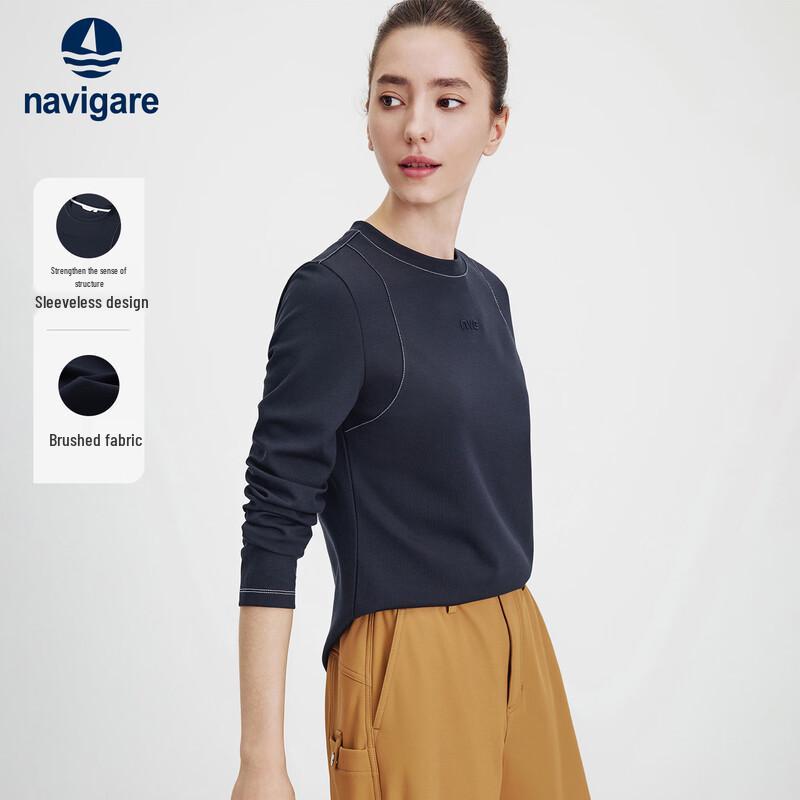 Navigare Women's Long Sleeve Round Neck T-shirt