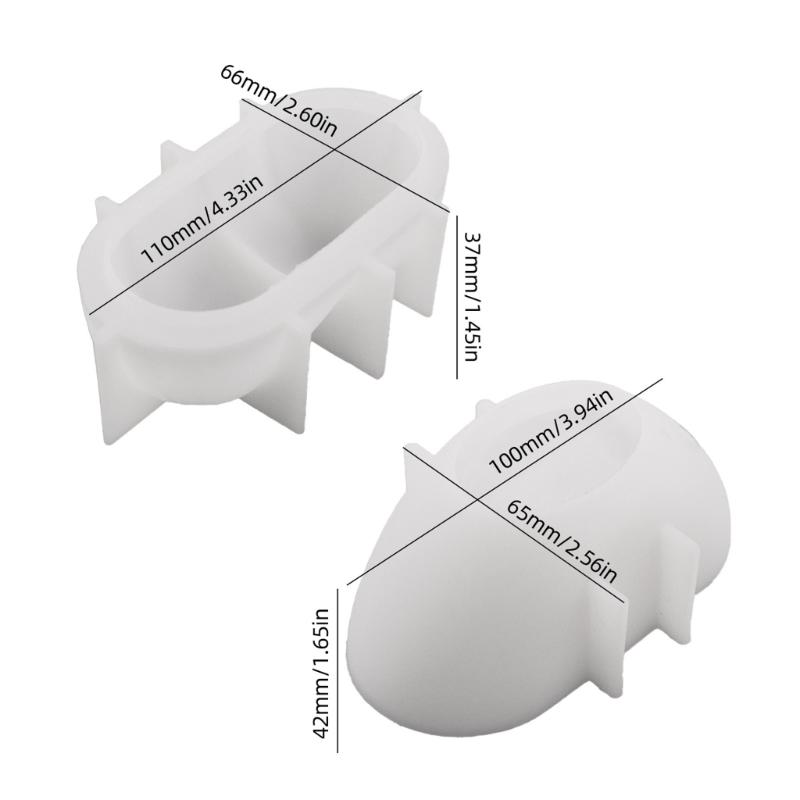 Practical Silicone Mould Home Decoration for Heart Shaped Keepsakes Box and Candle Holders Special for Gifts Making