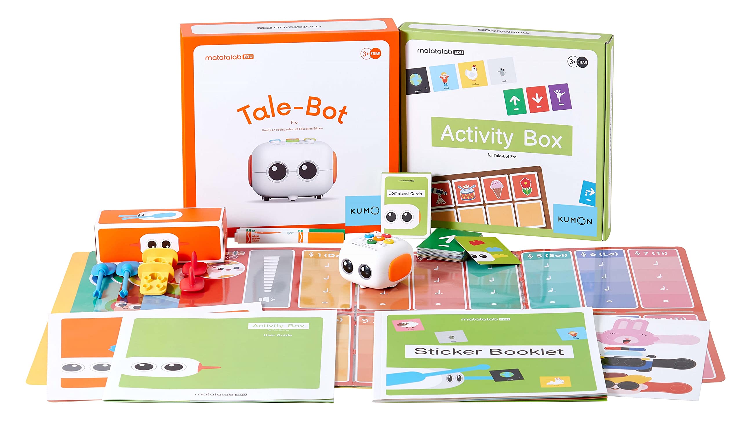 

KUMON PUBLISHING Набор Tale-Bot Pro (Белый, TB-01) - Развивающая игрушка для детей от 3 лет и старше