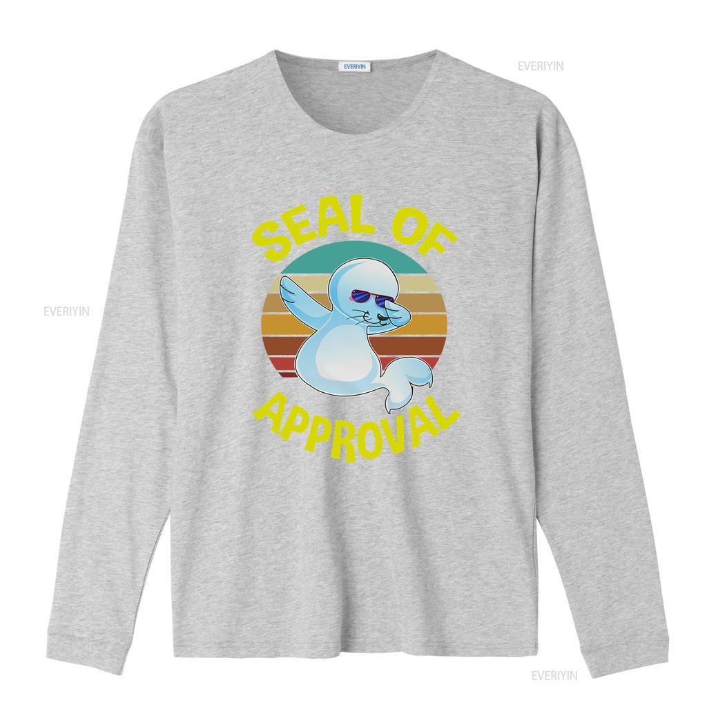 Siegel der Zustimmung T-Shirt Lustig Schweißliebhaber Wortspiele Baby Vintage Gewaschen Bequem Leicht Lässig Weich Grafik Unisex