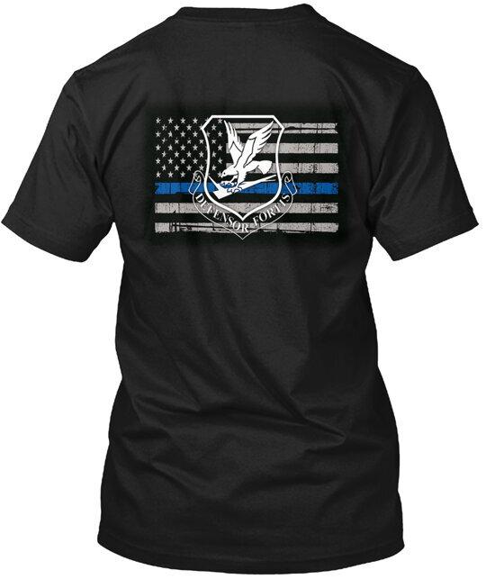 

Футболка Силы Безопасности ВВС ThinBlueLine2 Сделано в США Размеры от S до 5XL S