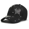 Damska Czapka Baseballowa Letnia Kapelusz Przeciwsłoneczny Z Motywem Motyla, Ochrona UV, Regulowana Snapback Do Aktywności Na Świeżym Powietrzu Czapka Taty Nowa
