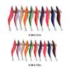 10pcs Luminous Wooden Shrimp Jig Fishing Lures Artificial Bait 15g/19g Jigging Lure with Bag, 3.0 / 3.5 Hooks