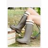 Women's Outdoor High Tube Rain Boots Waterproof Non Slip Drawstring Rain Shoes Adult Wear Resistant Rubber Shoes