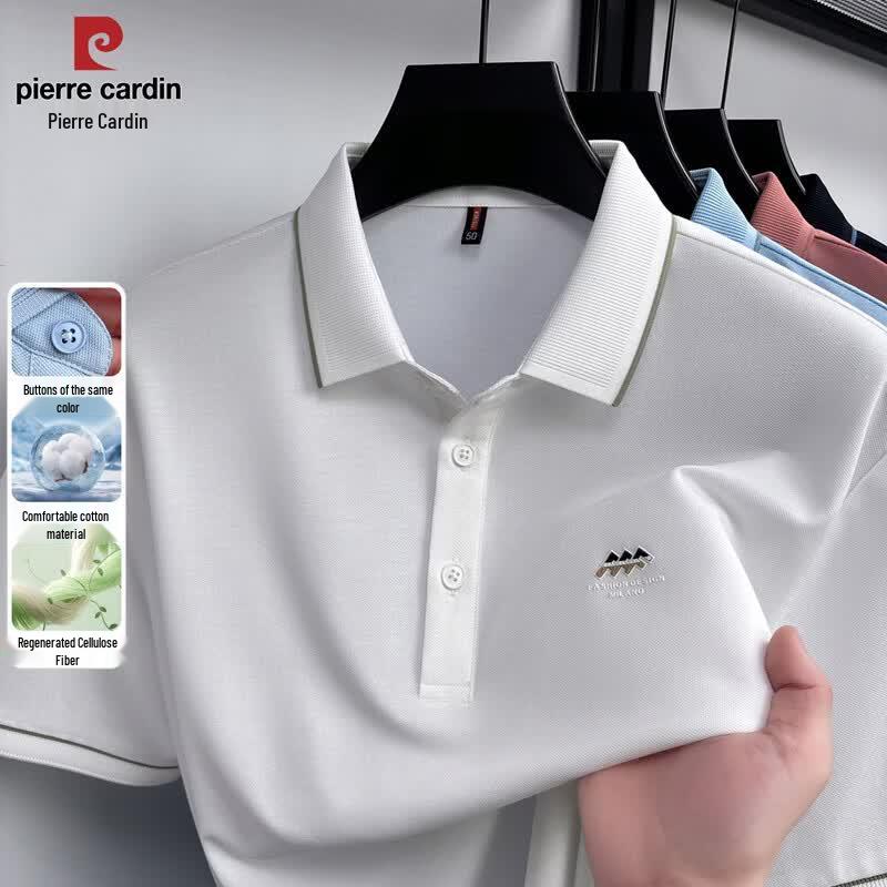 

Pierre Cardin Men s Cotton Blend Polo T-Shirt 2XL