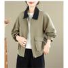 DIMANAF 2025 New Autumn Winter Women Coats Jackets Thick Cotton Loose Casual Lady Outerwear Vintage Plus Size