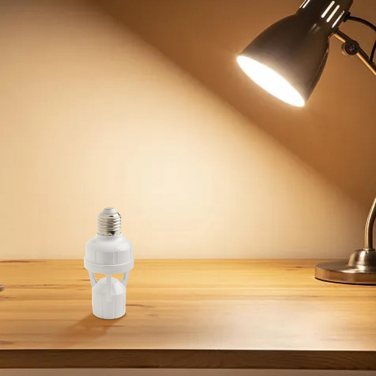 

Auto LED Switch E27 Motion Sensor Adapter Intelligent PIR Sensor Lamp Holder