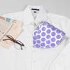 [Allegra K] Ascot Tie, Polka Dot Pattern, Wedding Party, Men's, Light Purple, 114 cm