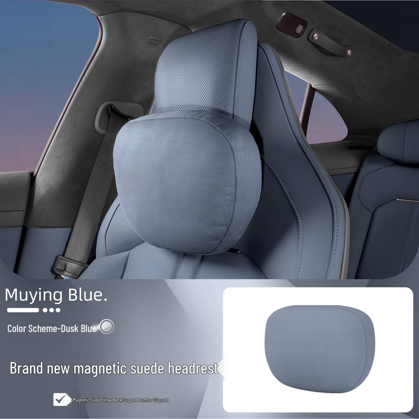

Magnetic Headrest Lumbar Support Cushion for Xiaomi YU7: Car Seat Neck Protection Pillow