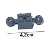 Bausteine Technische Teile 2x2 Mit Kugelgelenk Steine auf beiden Seiten Verbinder Achsloch Stein Spielzeug 17114 57908
