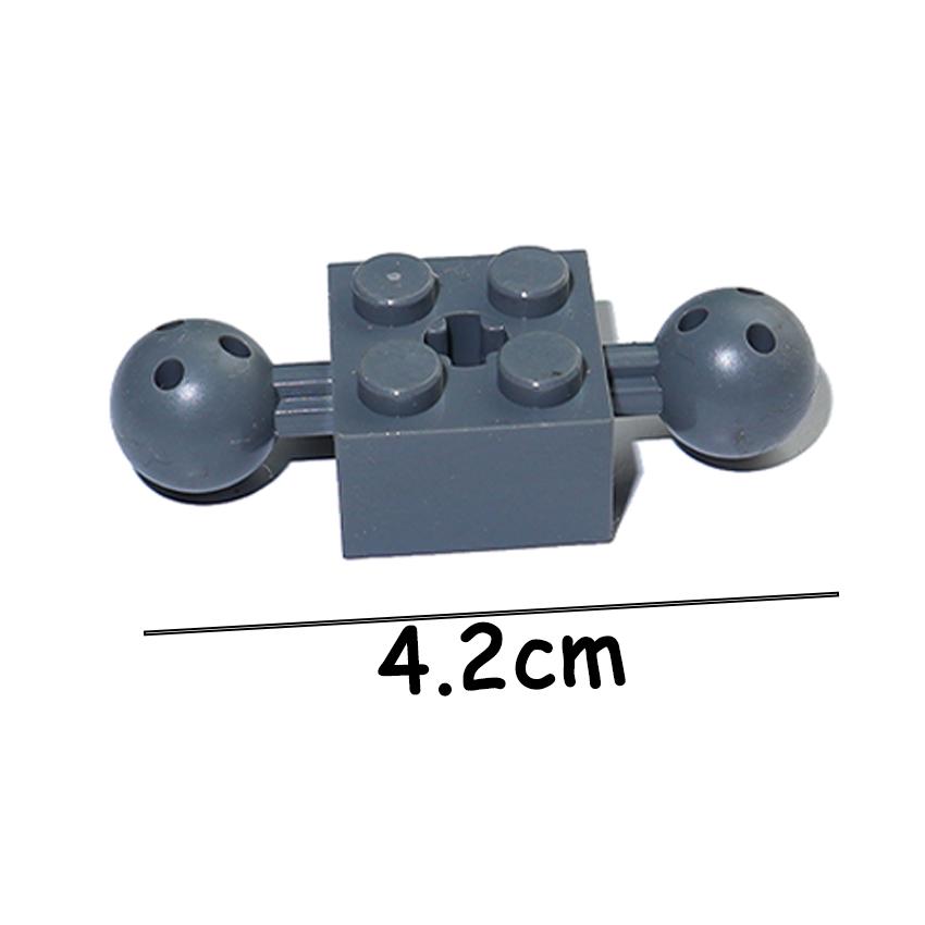 Bausteine Technische Teile 2x2 Mit Kugelgelenk Steine auf beiden Seiten Verbinder Achsloch Stein Spielzeug 17114 57908