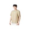 Timberland Letter Print Round Neck Short Sleeve Drop Shoulder T-Shirt Unisex T-Shirts Licorice-Yellow A6QGS-DH4