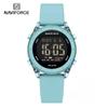 New Model NAVIFORCE NF7108 Watch Womens Fashion Silicone Strap Sports Digital Watch Waterproof Luminous Wristwatches Relojes